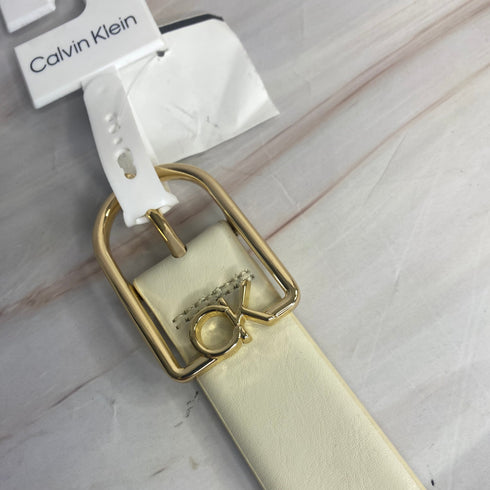Cinturón Calvin Klein mujer crema