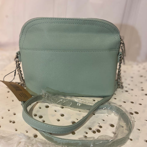 Crossbody Steve Madden BMaggie oval con cadena verde agua