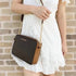 Crossbody Michael Kors Jet Set Café monograma