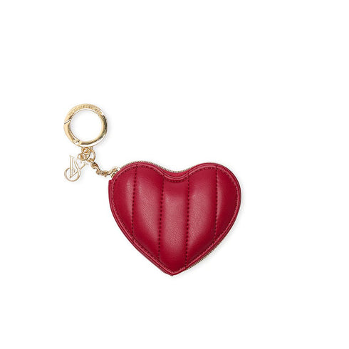 Monedero Corazón con llavero Victoria Secret rojo