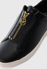 Zapatillas Michael Kors Keaton con cremallera negro