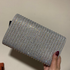 Crossbody de fiesta BLUSH EVENING silver con cristales tornasol