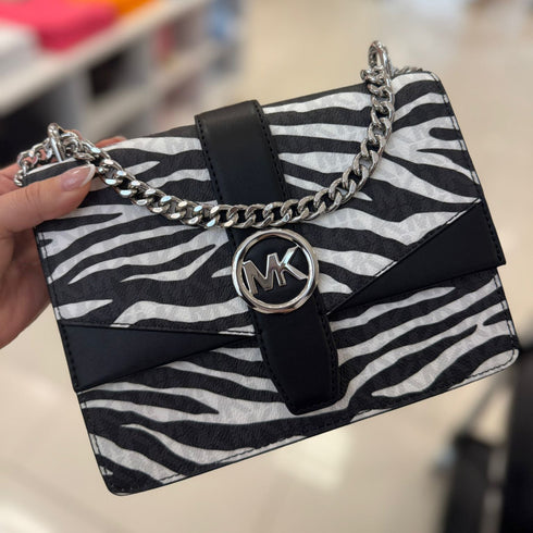 Cartera Michael Kors Greenwich Small Zebra
