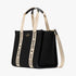 Tote Kate Spade Canva Kip small Black