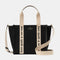 Tote Kate Spade Canva Kip small Black