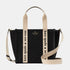 Tote Kate Spade Canva Kip small Black