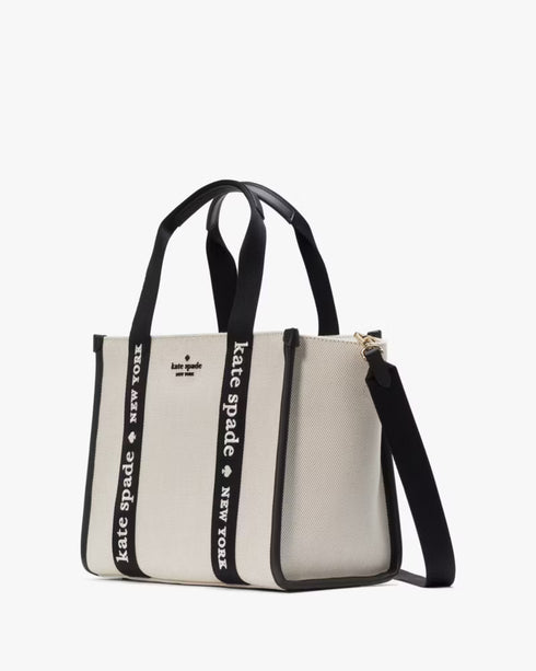 Tote Kate Spade Canva Kip small Natural color (reserva por WhatsApp)