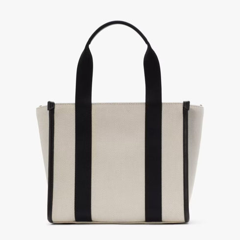 Tote Kate Spade Canva Kip small color Natural