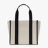 Tote Kate Spade Canva Kip small color Natural