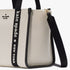 Tote Kate Spade Canva Kip small color Natural