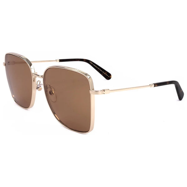 Lentes de sol Marc Jacobs dorado cuadrado tamaño grande