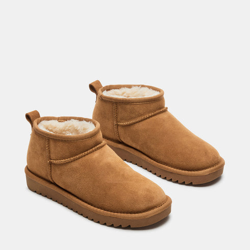 Botin Steve Madden Cabin Tan Sueden