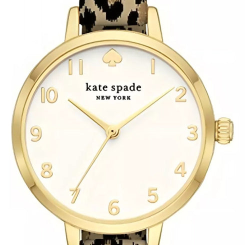 Reloj Kate Spade leopard silicona