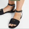 Sandalias Guess negro con correa