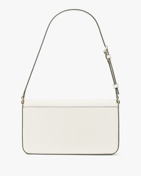 Cartera Kate Spade Staci de hombro mediana color merengue