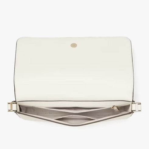 Cartera Kate Spade Staci de hombro mediana color merengue