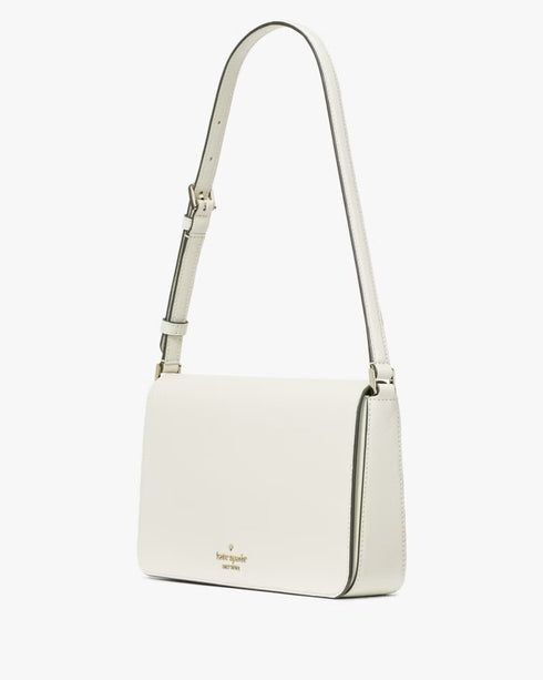 Cartera Kate Spade Staci de hombro mediana color merengue