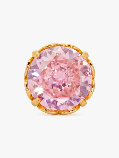 Aros Kate Spade de botón That Sparkle redondo color Blush
