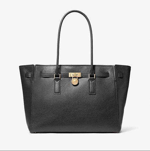 Tote Michael Kors Hamilton grande piel negro