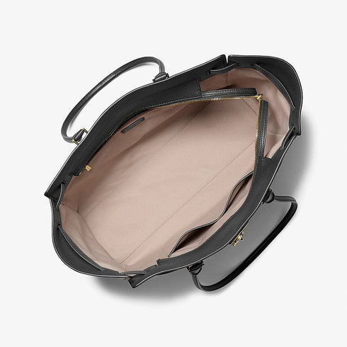 Tote Michael Kors Hamilton grande piel negro