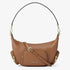 Cartera Michael Kors de hombro Merritt mediano de piel granulada Camel