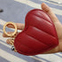Monedero Corazón con llavero Victoria Secret rojo