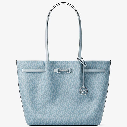 Tote Michael Kors Carson Large logo celeste (reserva por Whatsapp)
