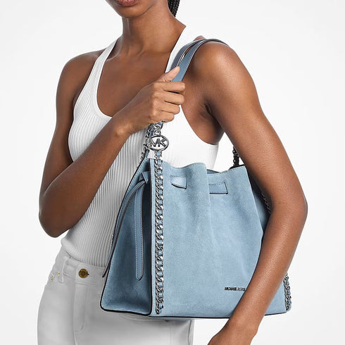 Cartera Michael Kors Mina de hombro grande gauza celeste