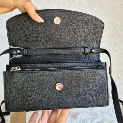 Cartera Steve Madden crossbody tipo sobre black