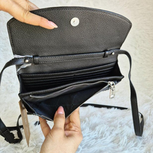 Cartera Steve Madden crossbody tipo sobre black