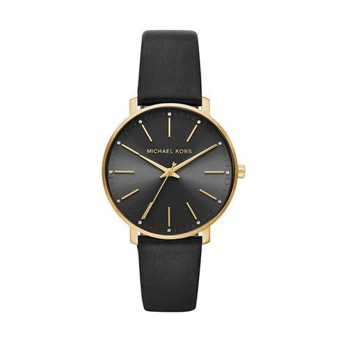 Reloj Michael Kors mujer Black piel con caja original