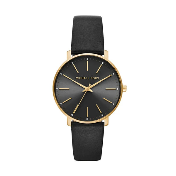 Reloj Michael Kors mujer Black piel con caja original