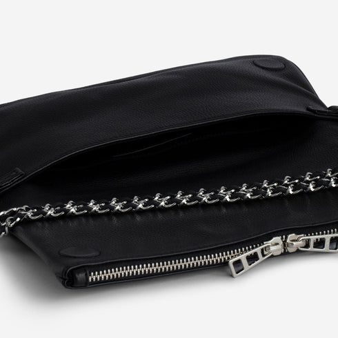 Cartera Zadig & Voltaire Rock black Noir 3 Wings (Reserva por whatsapp)