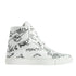 Zapatillas Zadig Voltaire Flash High-Top Graffiti talla 39 mujer (USA 8)