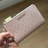 Billetera Michael Kors Jet Set Travel logo rosado (reserva por whatsapp)