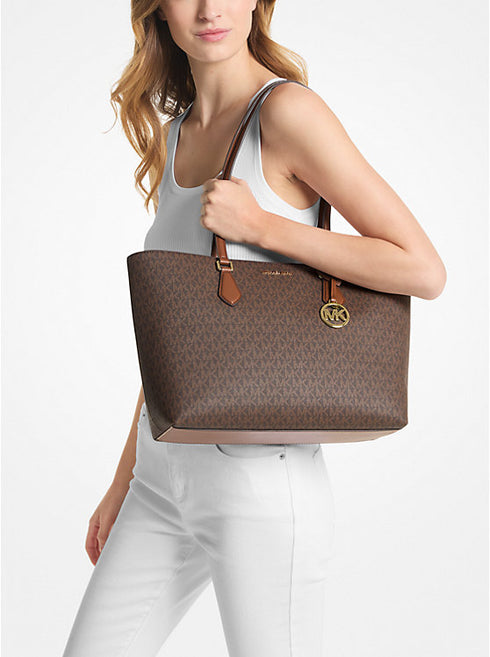 Tote Michael Kors Sheila Large Signature Logo brown