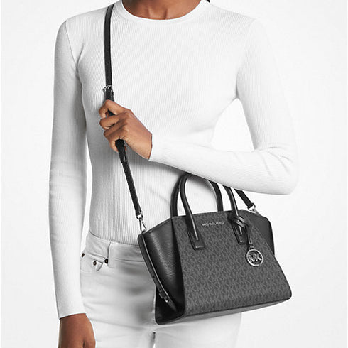 Preventa Cartera Michael Kors satchel Avril small monograma