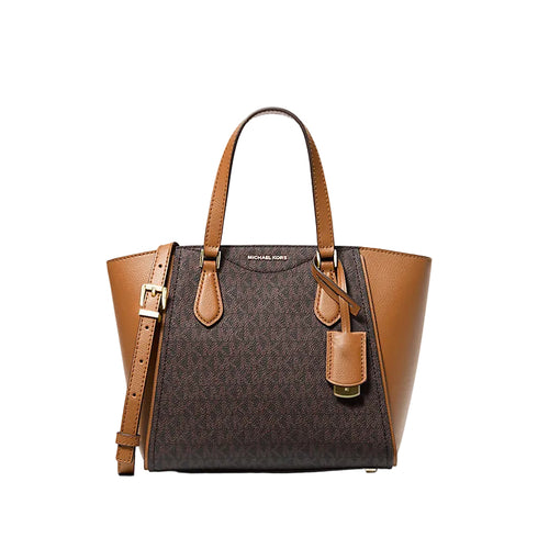 Cartera Michael Kors Taryn monograma café convertible