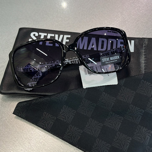 Lentes de sol Steve Maden negro grande para con logo interior