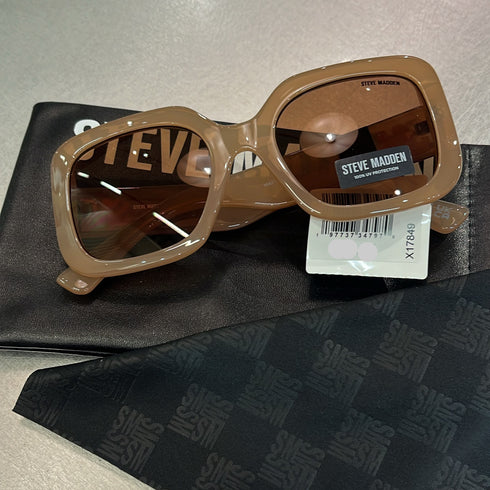 Lentes de sol Steve Maden beige cuadrado mediano