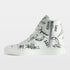 Zapatillas Zadig Voltaire Flash High-Top Graffiti talla 39 mujer (USA 8)