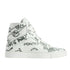 Zapatillas Zadig Voltaire Flash High-Top Graffiti talla 39 mujer (USA 8)