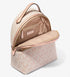 Mochila Michael Kors sheila mediana rose gold logo