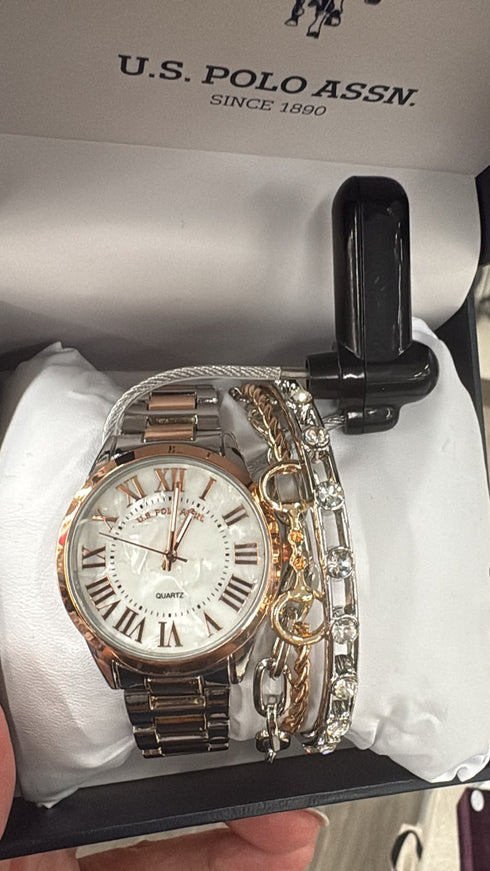 Reloj Polo US Assn con pulseras