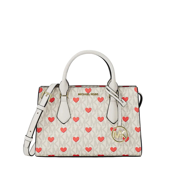 Cartera Michael Kors Sheila small, San Valentín edición especial vainilla