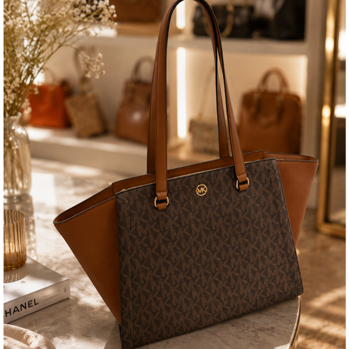 Tote Micharl Kors Large Chantal logo (Reserva por whatsapp)