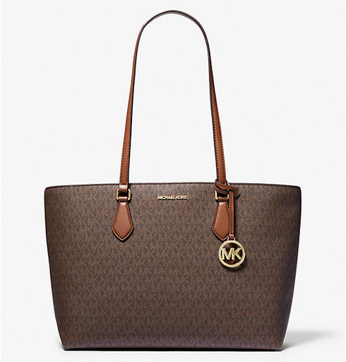 Tote Michael Kors Sheila Large Signature Logo brown