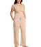Pijama set Victoria Secret top y pantalón de algodón Nude