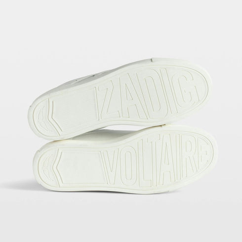 Zapatillas Zadig Voltaire Flash High-Top Graffiti talla 39 mujer (USA 8)