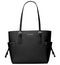 Tote Michael Kors Voyager negro cuero saffiano